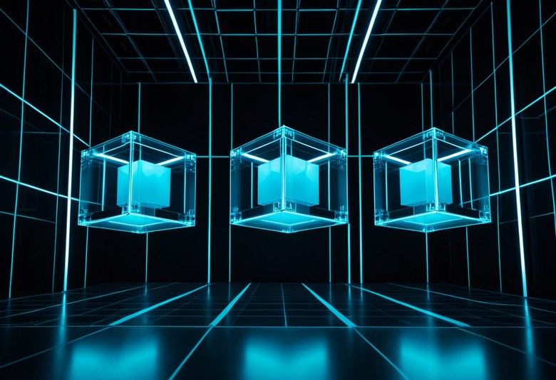 Server-Racks mit Virtualisierungs-Plattformen